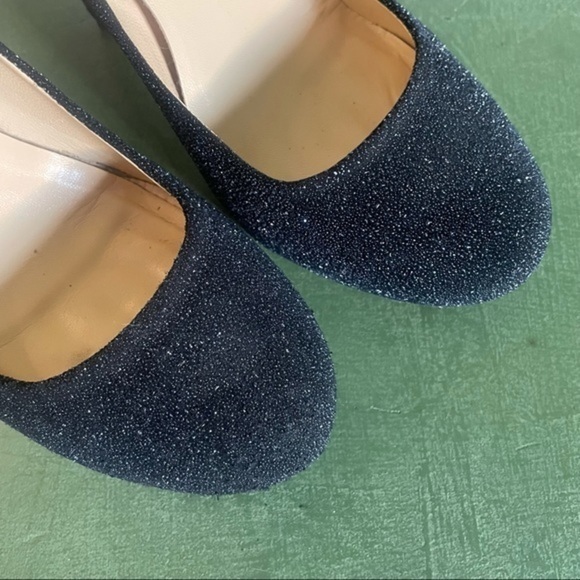 Kate Spade LORI Sugar Suede Sparkly Heels - Picture 5 of 10